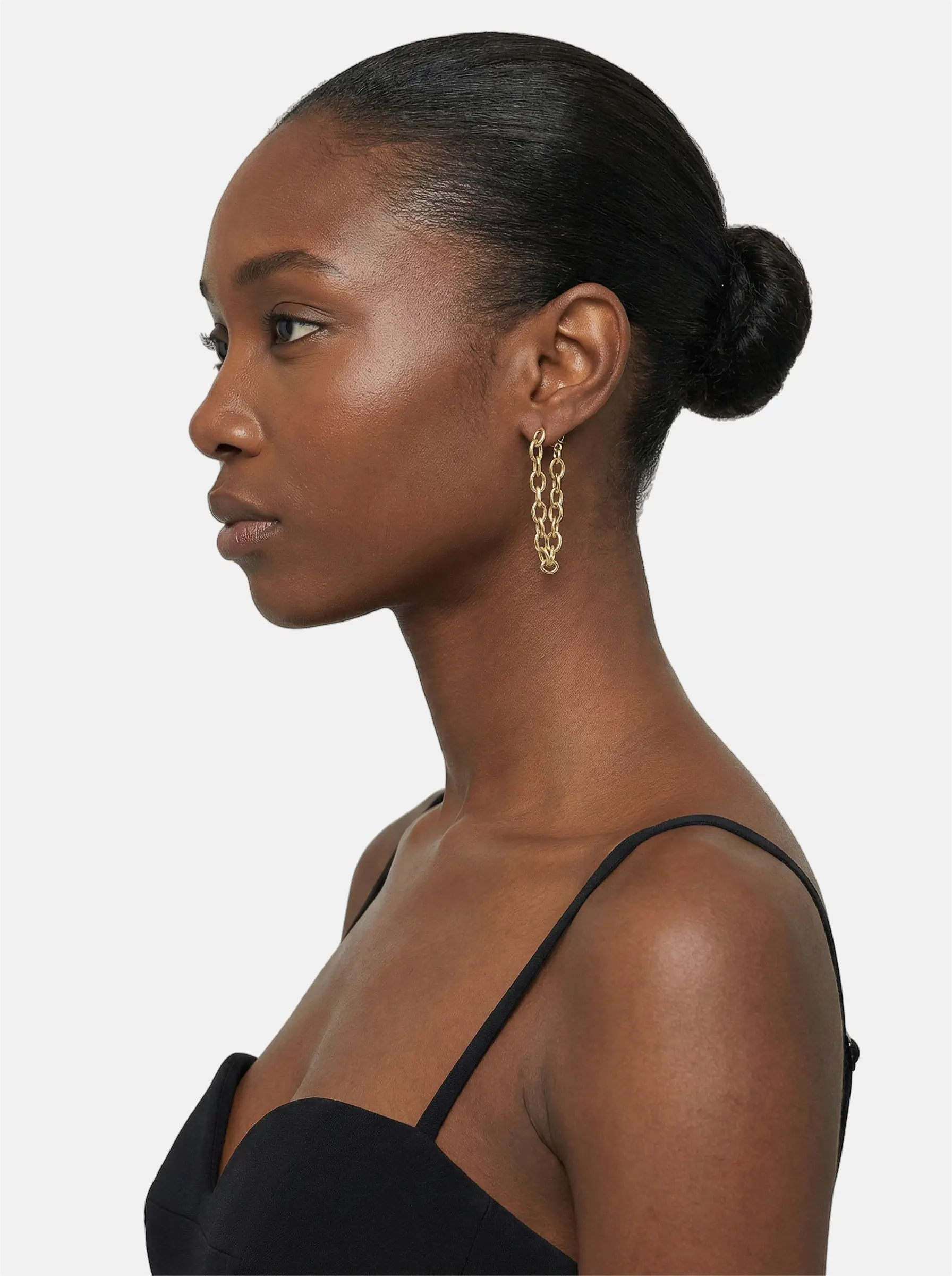 DOUBLE CHAIN EARRINGS