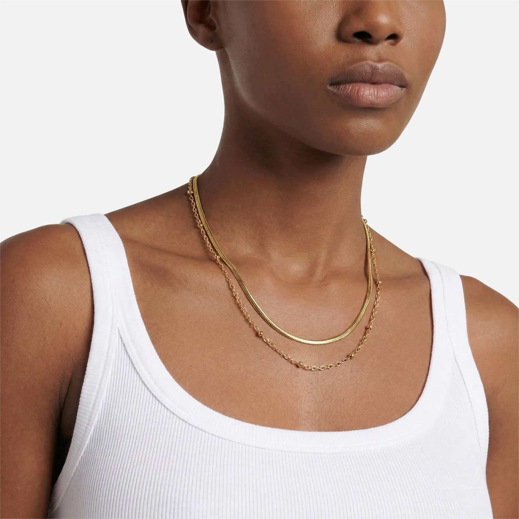DOUBLE LAYER NECKLACE