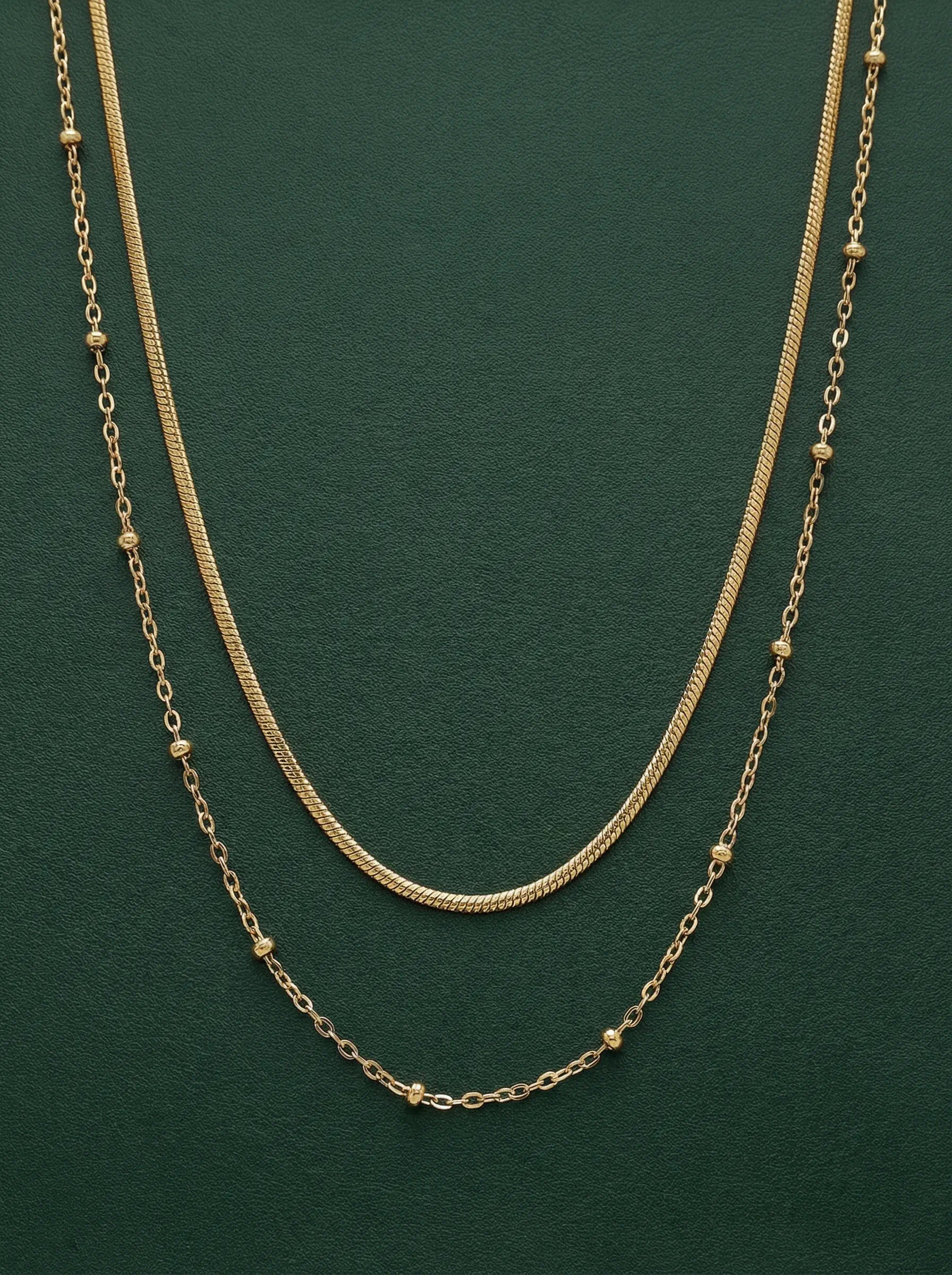 DOUBLE LAYER NECKLACE