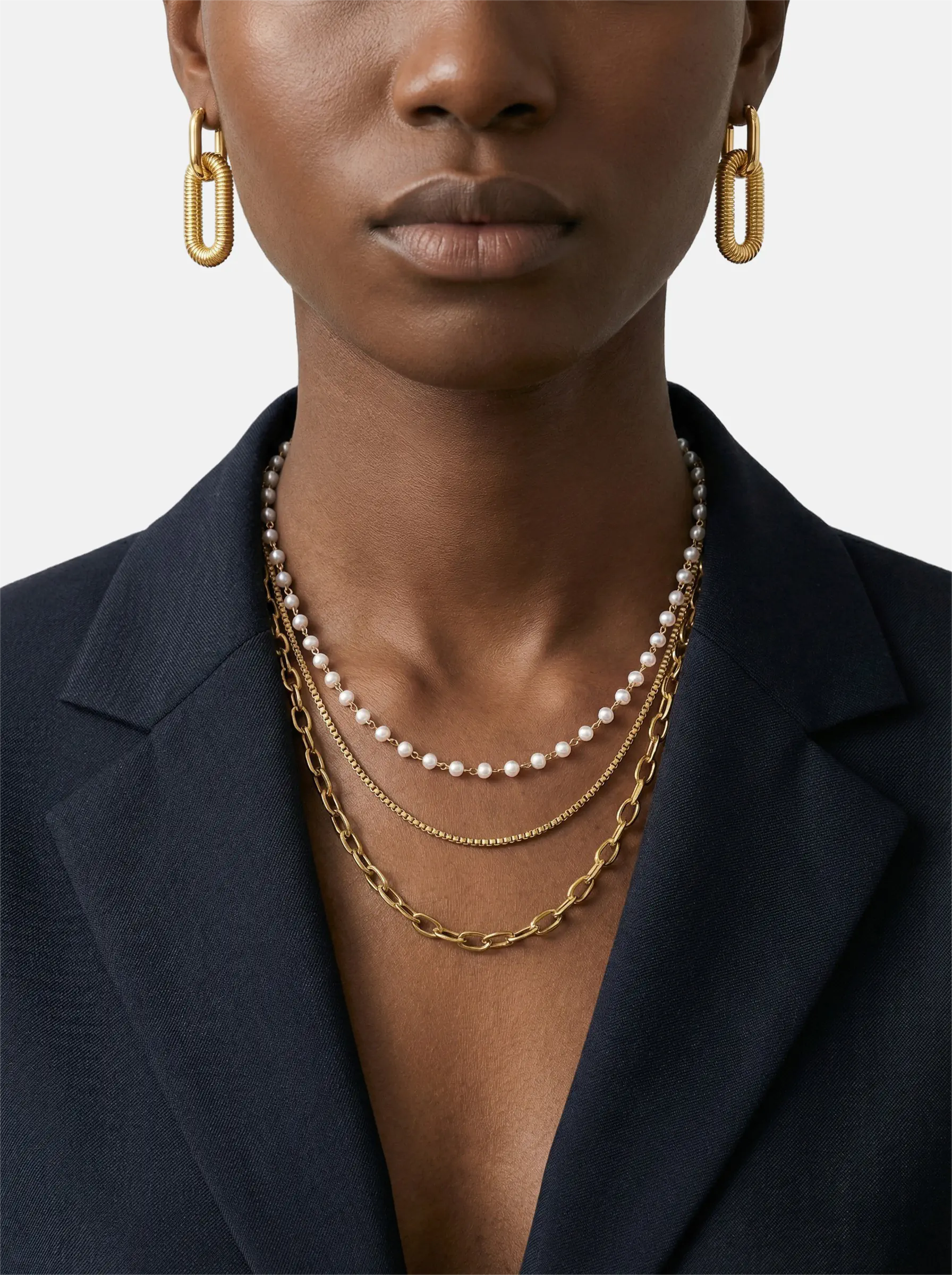 TRIPLE LAYER NECKLACE