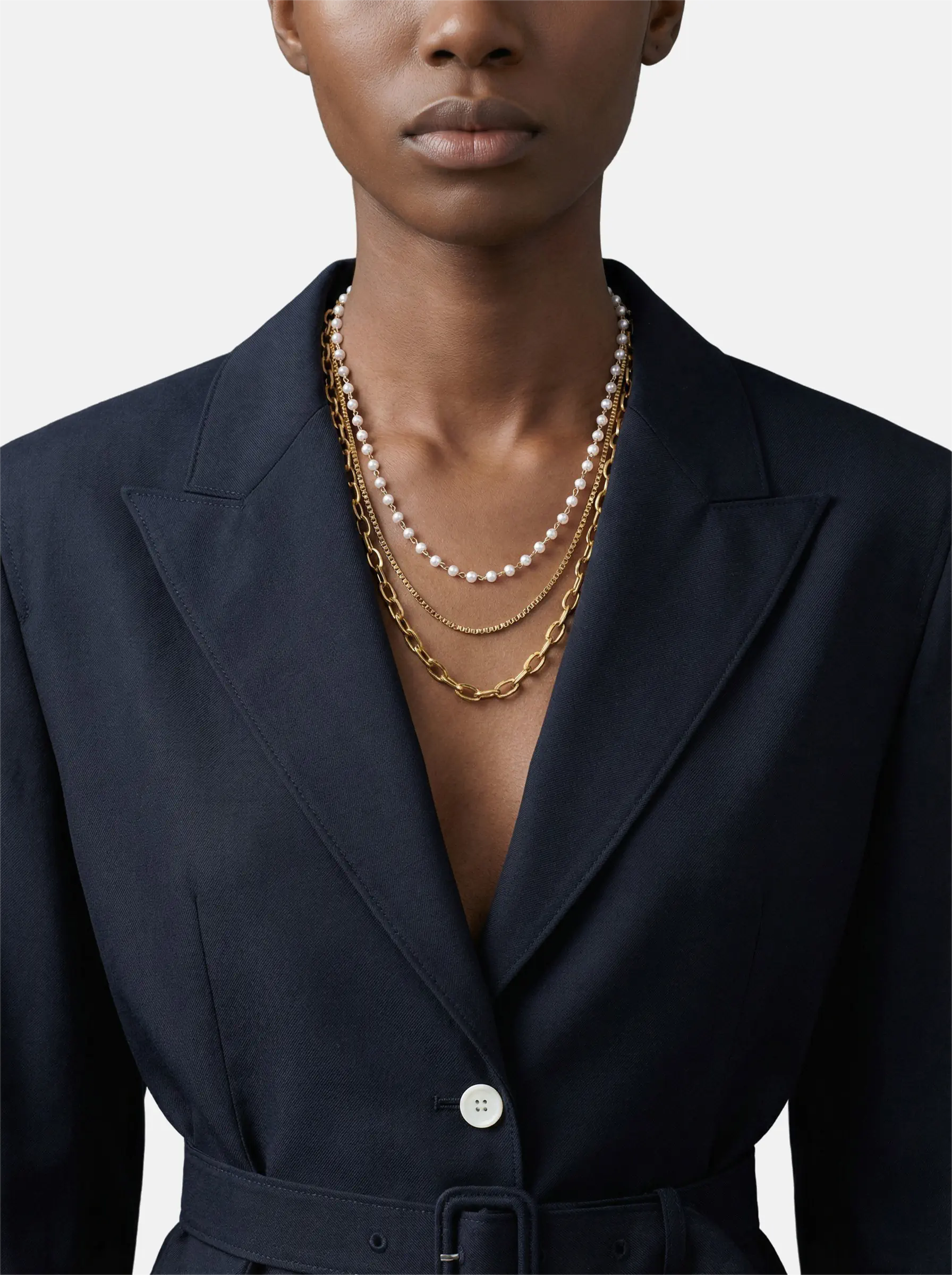 TRIPLE LAYER NECKLACE